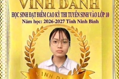 🎉 VINH DANH HỌC SINH ĐẠT ĐIỂM CAO  TRONG KỲ THI TUYỂN SINH VÀO LỚP 10 THPT NĂM HỌC 2026 – 2027 🎉