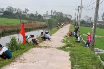 THCS NAM THẮNG VỚI NGÀY CHỦ NHẬT XANH THÁNG 4/2018