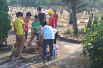 CHỦ NHẬT XANH-SẠCH-ĐẸP NGÀY 06/10/2019 CỦA THẦY, TRÒ TRƯỜNG THCS NAM THẮNG