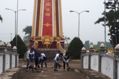 CHỦ NHẬT XANH-SẠCH-ĐẸP NGÀY 24/3/2019 CỦA THẦY, TRÒ TRƯỜNG THCS NAM THẮNG