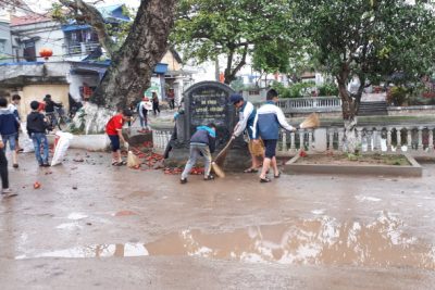 THCS NAM THẮNG RA QUÂN LAO ĐỘNG VSMT THÁNG 03/2019-THÁNG THANH NIÊN