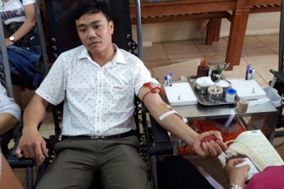 HĐSP trường THCS Nam Thắng với ngày hội xuân hồng 2019 “Một giọt máu cho đi một cuộc đời ở lại”