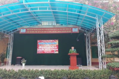 TRƯỜNG THCS NAM THẮNG TỔ CHỨC SINH HOẠT NGOẠI KHÓA THÁNG 1 VÀ TUYÊN TRUYỀN “AN TOÀN TRƯỜNG HỌC”