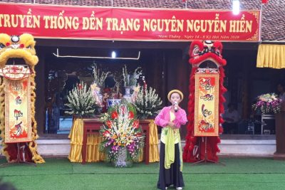 LỄ HỘI TRUYỀN THỐNG ĐỀN THỜ TRẠNG NGUYÊN NGUYỄN HIỀN-LỄ HỘI TÔN VINH SỰ HỌC