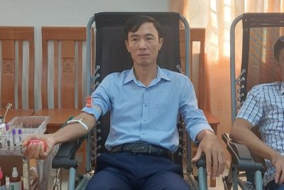 THCS NAM THẮNG VỚI TINH THẦN “MỘT GIỌT MÁU CHO ĐI, MỘT CUỘC ĐỜI Ở LẠI”
