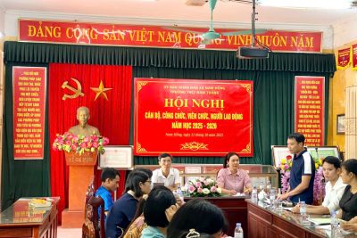 HỘI NGHỊ CÁN BỘ, CÔNG CHỨC, VIÊN CHỨC, NGƯỜI LAO ĐỘNG NĂM HỌC 2025 – 2026